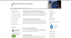 Desktop Screenshot of exmoormedicalcentre.co.uk